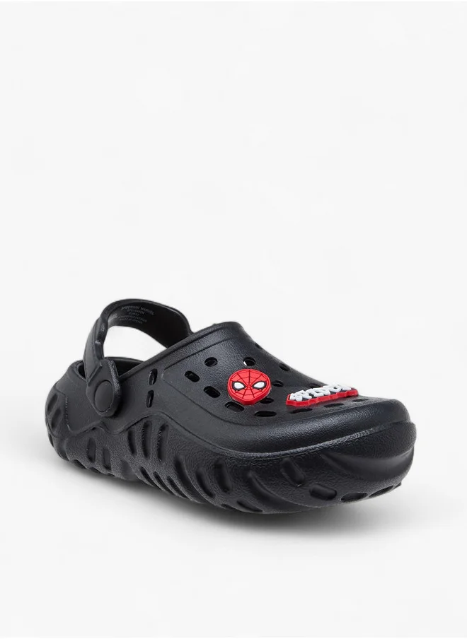 مارفل Spider-Man Applique Clogs with Backstrap