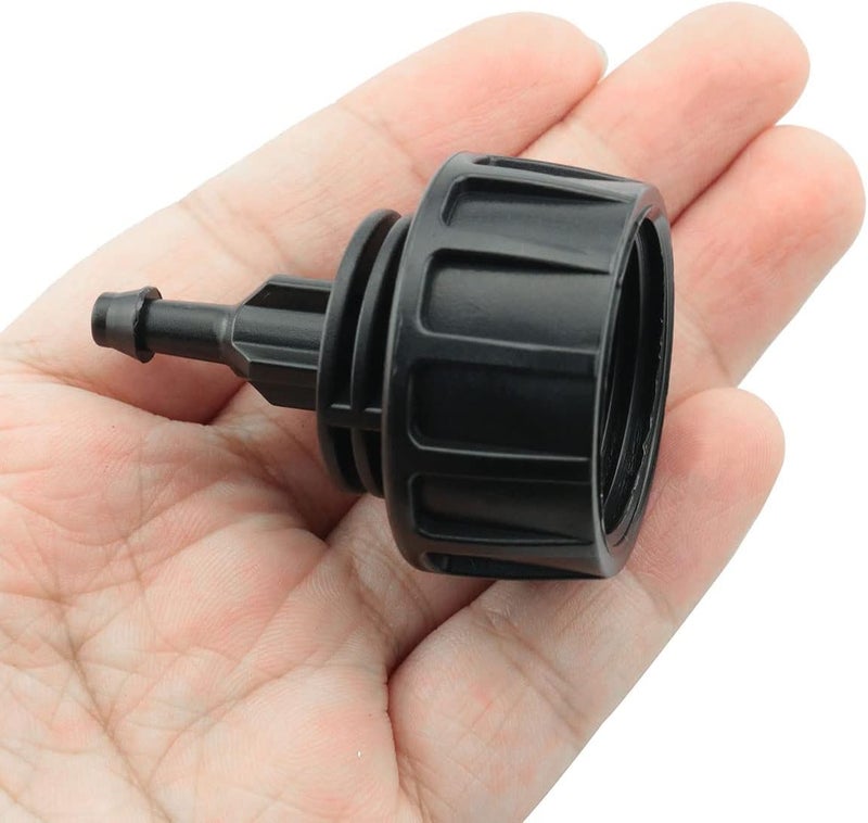 klarako 5PCS 1/4 Inch Drip Irrigation Tubing to 3/4 Inch Faucet/Garden Hose Adapter with Washers Agriculture and Gardening Irrigation System Fittings - Image 5