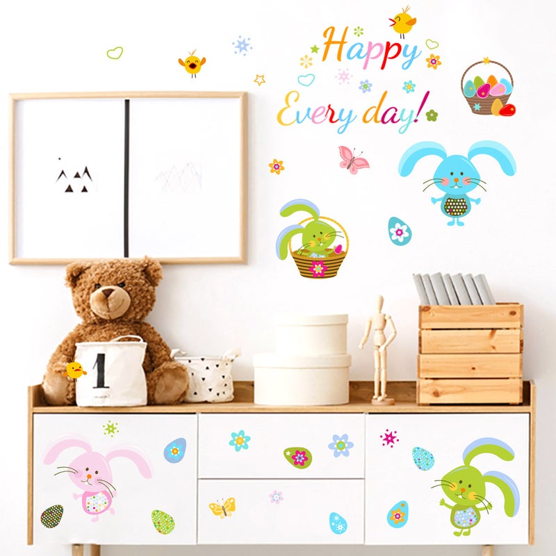A Variety Of Flower Cartoon Animal Wall Stickers For Living Room, Bedroom, Home Beautification And Decoration Wall Stickers - Image 5