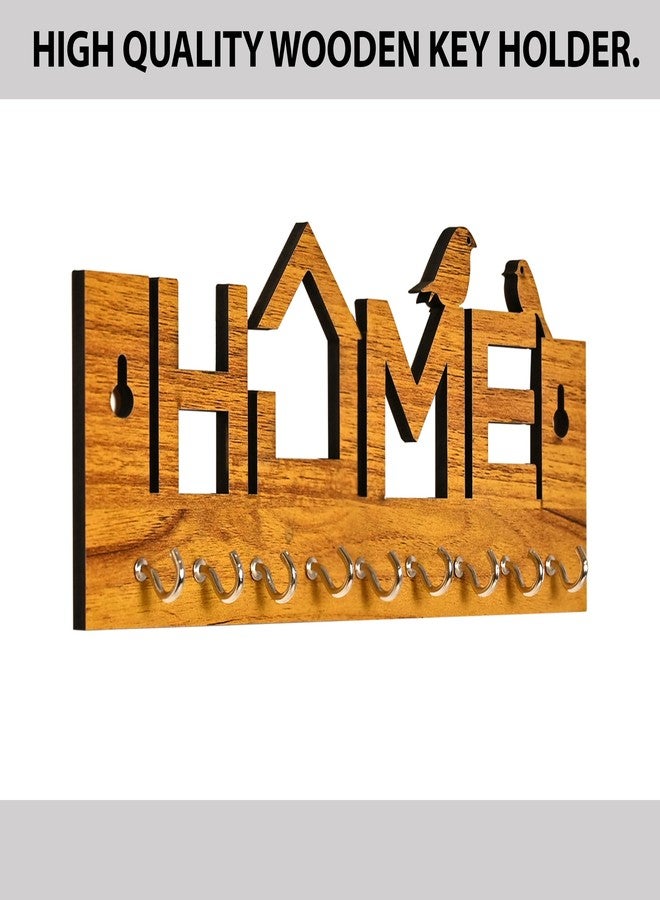 Rousrie Key Holder for Home Decor Stylish | Wooden Keychain Holder | Key Hangers for Wall Cute Aesthetic Design - Image 4