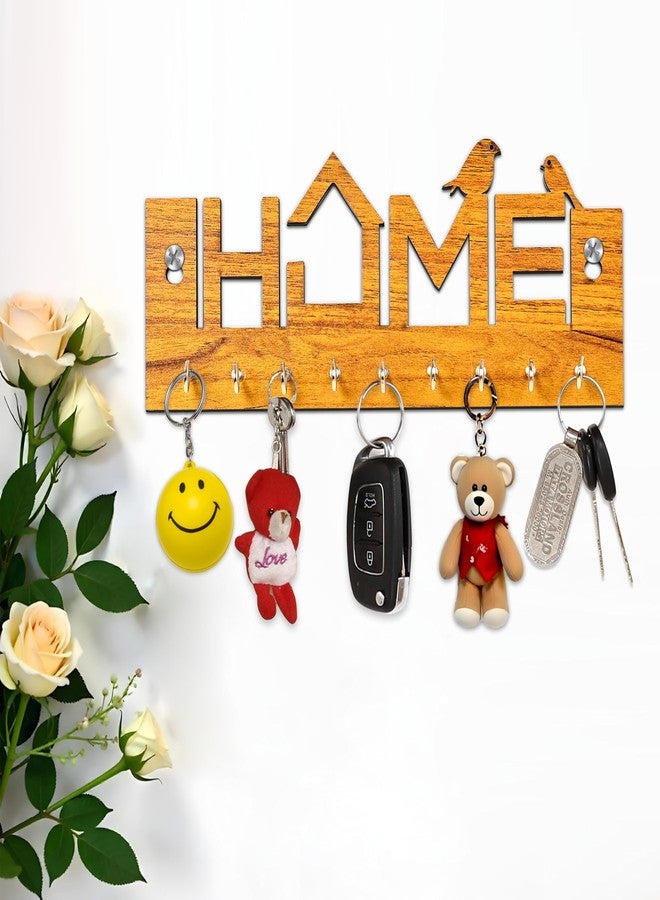 Rousrie Key Holder for Home Decor Stylish | Wooden Keychain Holder | Key Hangers for Wall Cute Aesthetic Design - Image 1