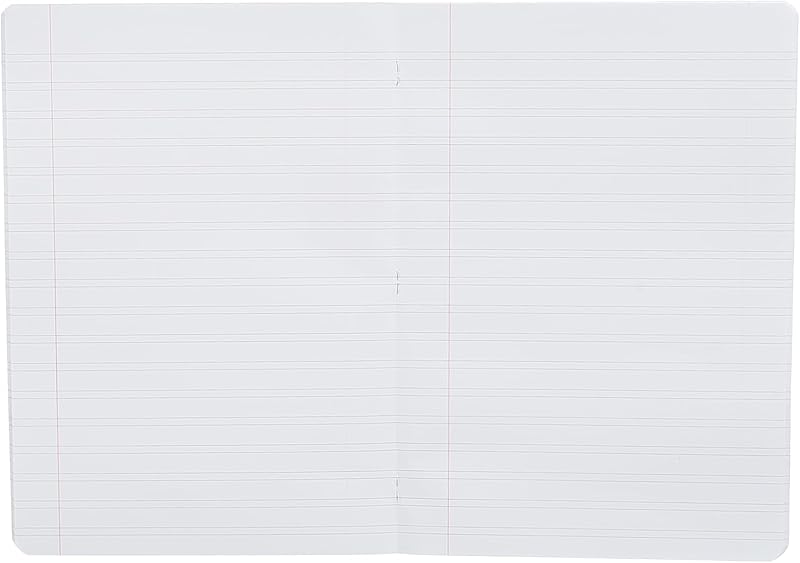 ancor Bold A4 Premium Exercise Book, 40 Sheets, 70gsm, English Ruler - Red