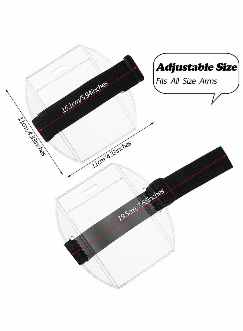 10 Pack PVC ID Badge Holders - Durable and High-Quality for Work Passes, Events, and Conferences - Image 3