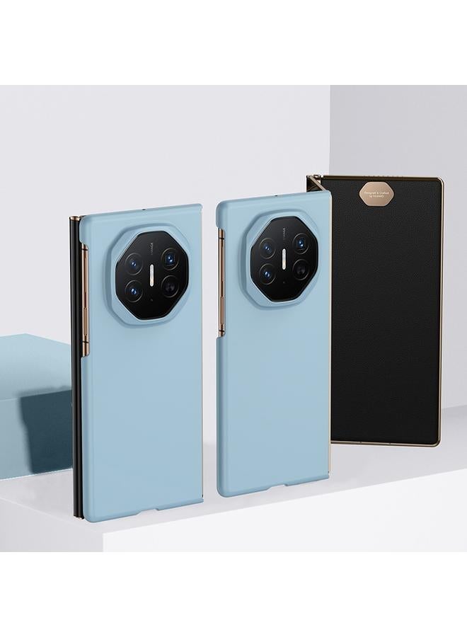 جراب هاتف Huawei Mate XT Ultimate Design Skin Feel PC (أزرق سماوي)