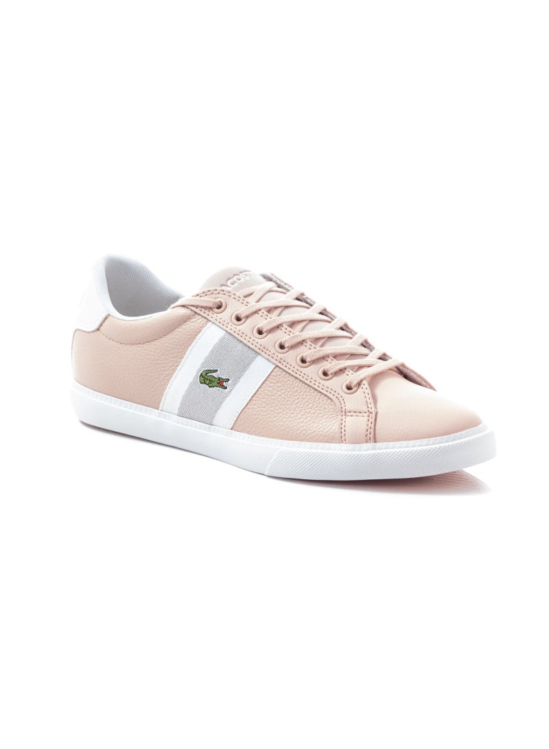 Lacoste Women’s Pink Sneakers Size 39.5 M Casual Fashion Tennis Shoes