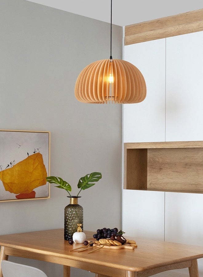 Wooden Pumpkin Light, Decoration Lampshade, Suitable for Homestays, Ideal for Bedrooms, Dining Rooms, Living Rooms, And Hallways - Image 2