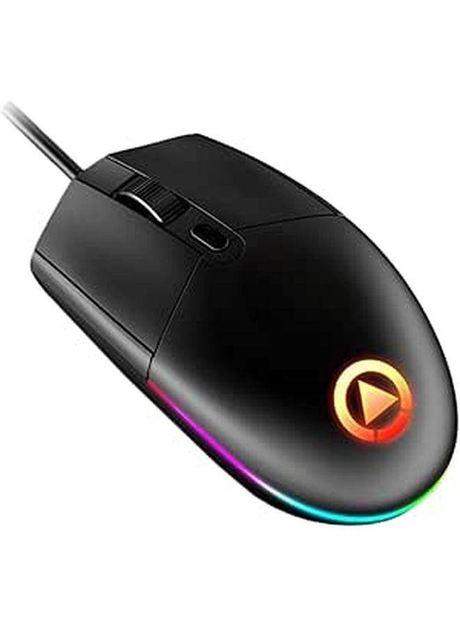 Ergonomic Wired Gaming Mouse Adjustable Dpi Led Breathing Light For Laptop Office - Image 1