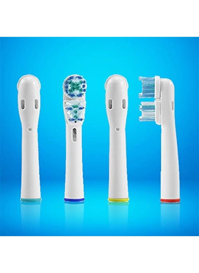 GRANDIOSI Replacement Brush Heads Compatible with Oral-B-Braun– Dual Clean - Pack of 4 Generic Electric Toothbrush Replacement Heads 