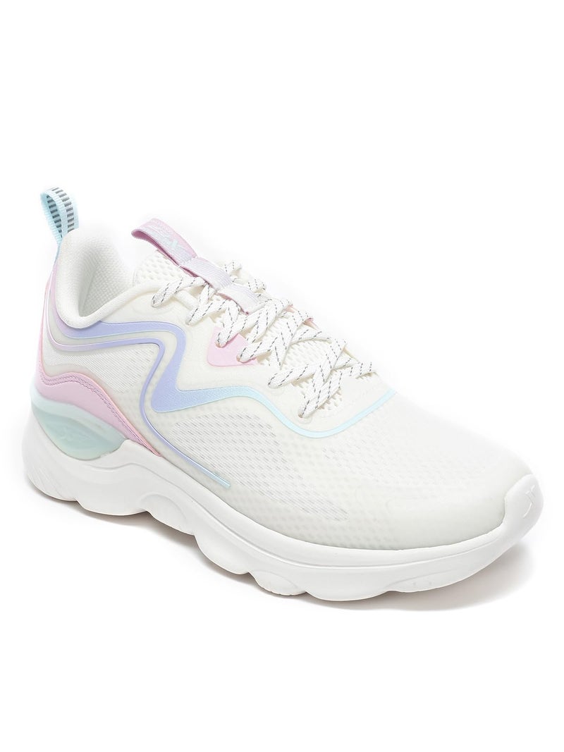 XTEP Canvas White,Ice Peach Running Shoes for Women Euro- 37 - Image 1