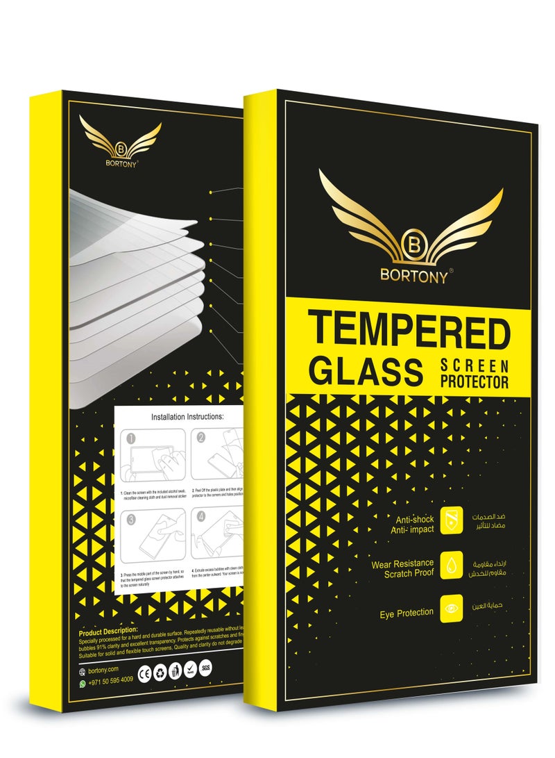 BORTONY Tempered Glass Screen Protector for Oppo A93 Clear - Image 4