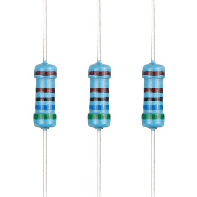 EDGELEC Store 100pcs 5.6K ohm Resistor 1/2w (0.5Watt) ±1% Tolerance Metal Film Fixed Resistor, Multiple Values of Resistance Optional - Image 1