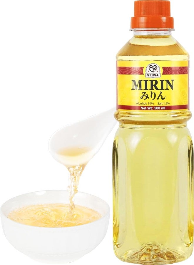 52USA Mirin Cooking Wine, Authentic Japanese Seasoning for Sauces, Marinades, and Glazes, 16.9 FL OZ Bottle - Image 1