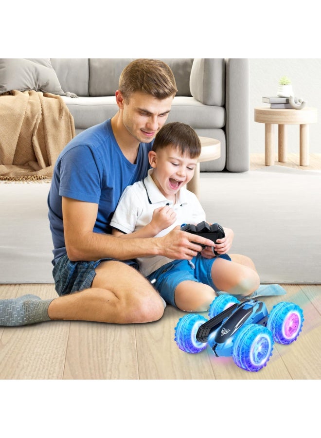 2.4GHz Rechargeable Remote Control Stunt Car – 360° Rotating & Flipping Double-Sided RC Toy for Kids - Image 5