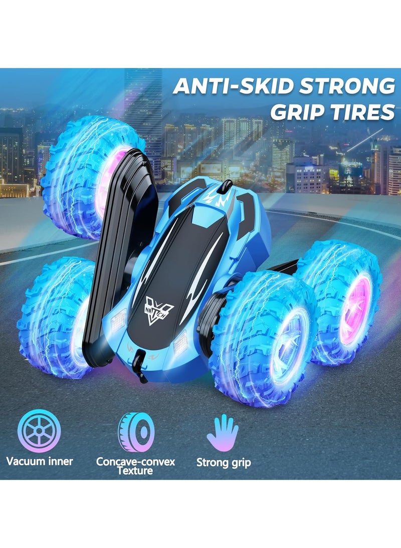2.4GHz Rechargeable Remote Control Stunt Car – 360° Rotating & Flipping Double-Sided RC Toy for Kids - Image 2
