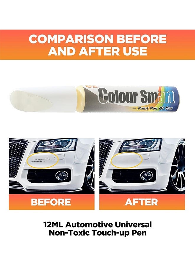 Car Scratch Remover Pen, Paint Touch Up Pen for Cars, Quick Dry Formula to Repair Scratches and Chips, Scratch Repair for White Vehicle Colors, Automotive Car Remover Scratch Repair Paint Pen - Image 5
