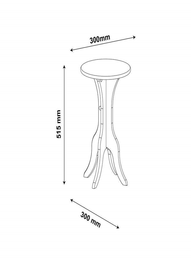 Pilati Side Table Balck Color 51.5x30x30cm  - Image 3