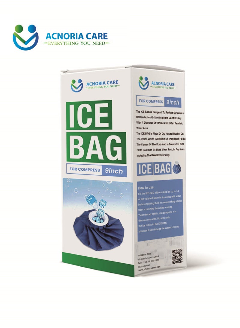 ACNORIA CARE - 9 Inch Cold And Hot  Ice Bag Pack for Pain Relief Reusable and Waterproof with Spill-Proof Lids and Durable Leak-Proof Materials - From Acnoria Care - Image 1