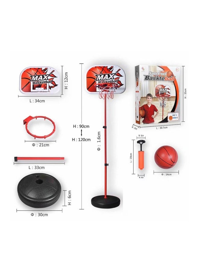 Kidle Vertical Basketball Hoop 35x30.7x11cm - Image 1
