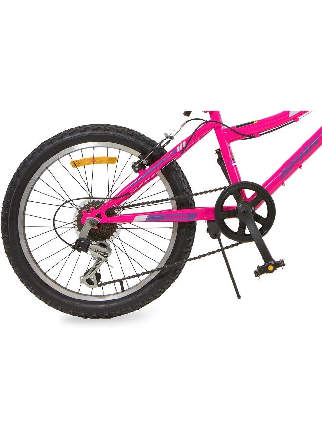 Spartan Alpine Mountain Bike | 20 Inch Wheel Size | 7 Speed Shimano Gears | Pink Color  - Image 3