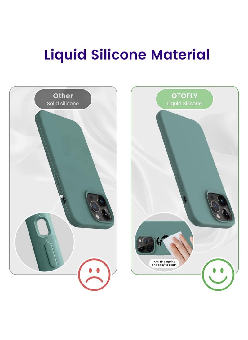 Raxoom Designed for iPhone 14 Pro Max Phone Case, Silicone Shockproof Slim Thin Phone Case for iPhone 14 Pro Max 6.7 inch (Pine Green) - Image 4