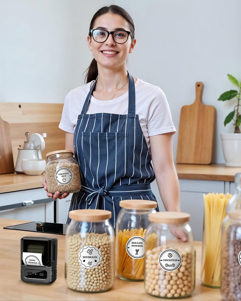 Memoking M220 Labels, M100/M110 Thermal Sticker Labels Round - 1.96"(50mm) Waterproof Label Refills Compatible with Phomemo M100, M110, M221, M250, M260 Label Maker, Original Sticker for DIY Thanks, Home Tag - Image 3