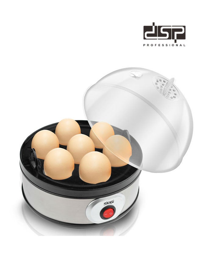 DSP Egg Cooker,Egg Steamer,350W Electric Egg Beater, 7 Egg Volume Steamed Egg,Automatically Closed, Transparent Cover, Easy to Clean,Suitable for Boiled Egg, Steamed Egg,Steamed Corn, Bun, Pilaf, Snack, Dessert and More,KA5001 - Image 1