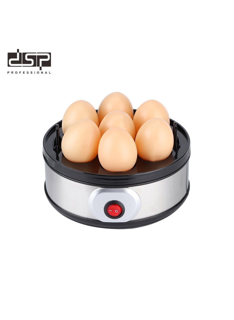 DSP Egg Cooker,Egg Steamer,350W Electric Egg Beater, 7 Egg Volume Steamed Egg,Automatically Closed, Transparent Cover, Easy to Clean,Suitable for Boiled Egg, Steamed Egg,Steamed Corn, Bun, Pilaf, Snack, Dessert and More,KA5001 - Image 5