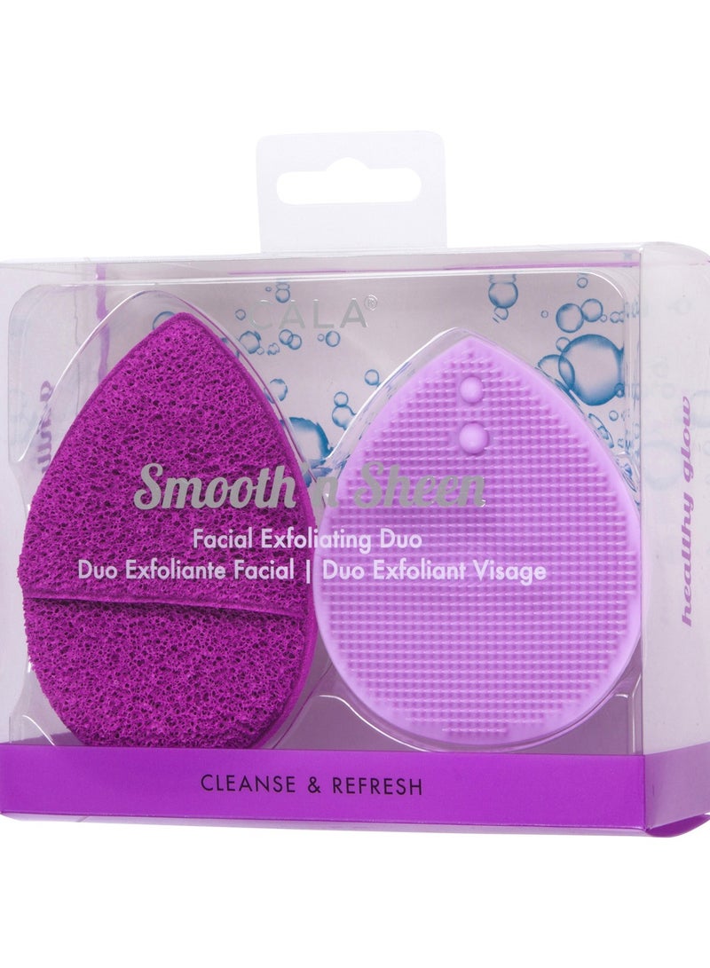 كالا مقشر الوجه من كالا ثنائي اللون أرجواني، وحدة واحدة - Image 4