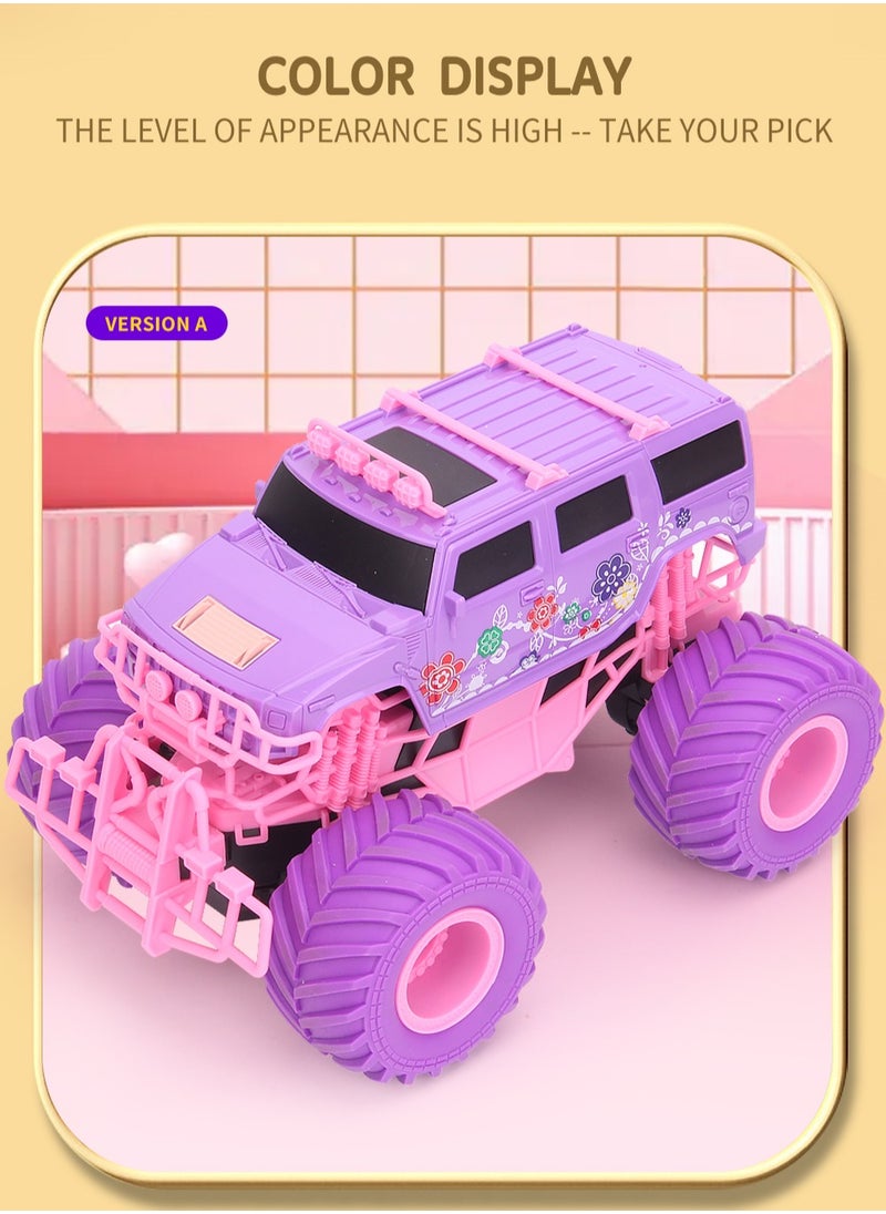 All-terrain pink wireless remote control big foot climbing Hummer car  - Image 5