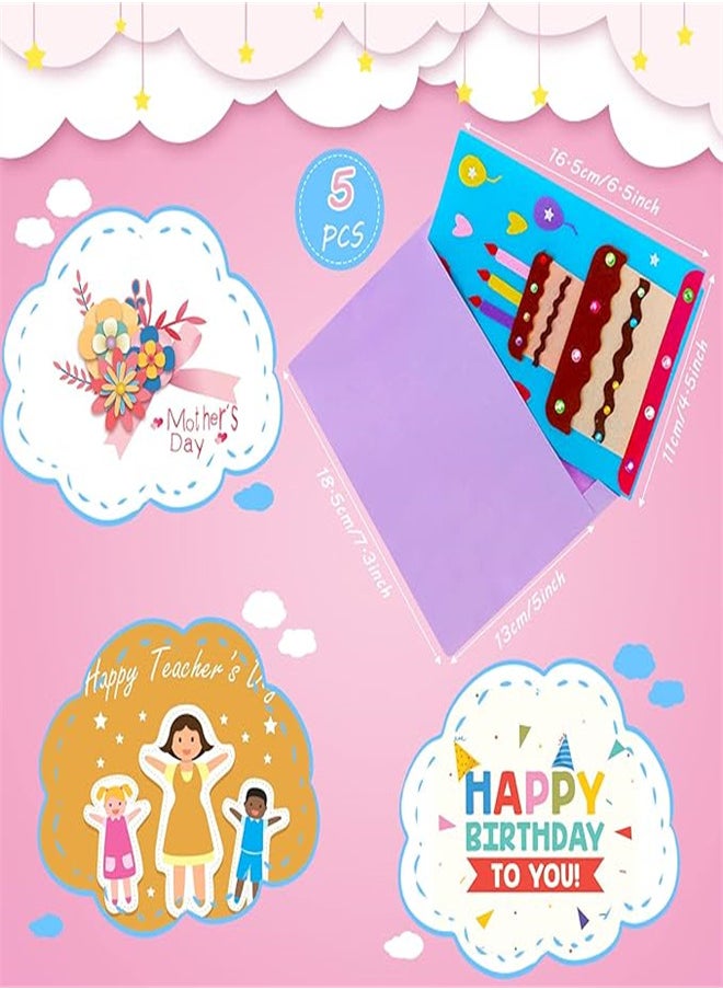 DIY Handmade Greeting Cards, 5pcs Card Making Kits for Teacher's Day, Mother's Day Birthday Cards as Gift for Mother Father Brother Sister - pzsku/ZC262DD912859174CB0AAZ/45/_/1711677706/b10a1422-3a59-4cb6-bef9-9f99c7ae3228