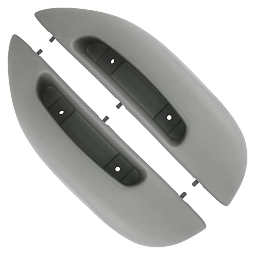 APPERFiT Door Armrest Pull Handle Cover 12376629 12376630 Pewter/Gray for Interior Door Panel Compatible with 1996-2002 Chevrolet Chevy Express GMC Savana Van 1500 2500 3500 - Image 1