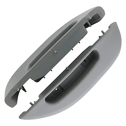 APPERFiT Door Armrest Pull Handle Cover 12376629 12376630 Pewter/Gray for Interior Door Panel Compatible with 1996-2002 Chevrolet Chevy Express GMC Savana Van 1500 2500 3500 - Image 3