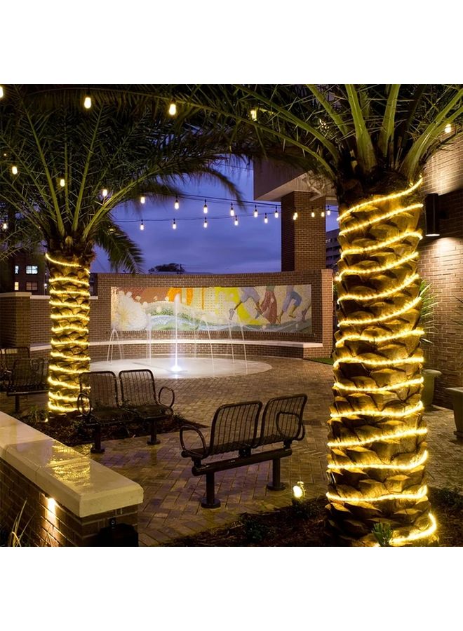 أضواء الحبل الشمسي الأبيض 7 متر 50 LED للأماكن الخارجية 8 أوضاع ديكور الحديقة والفسحة - Image 5