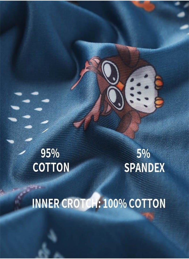 MIIOW - 3Pcs  Men Underwear Boxers Shorts Animal Print Boxershorts Cotton Man Boxer Soft Male Panties Breathable Trunks - Image 1