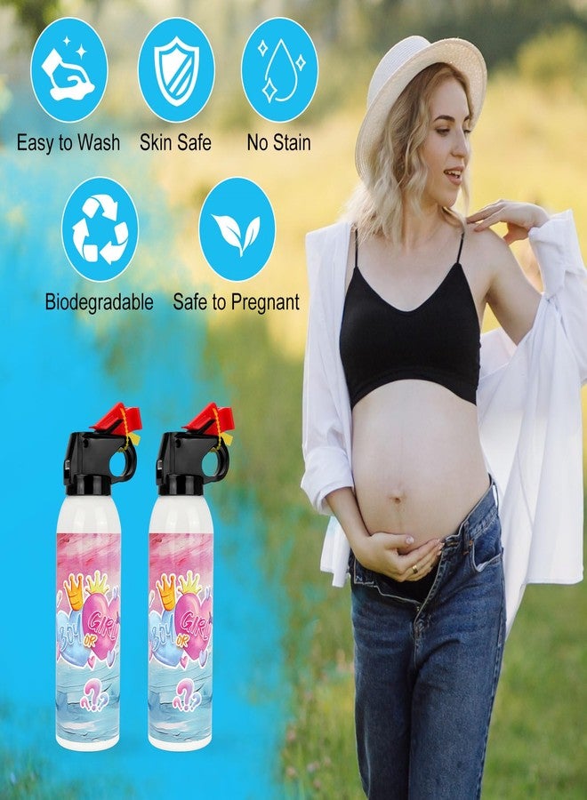 WITOROR Gender Reveal Fire Extinguisher, 2 Pack Gender Reveal Ideas Gender Reveal Party Decorations Baby Girl Boy Reveal Party Ideas Gender Reveal Decor (Blue, Small) - Image 5