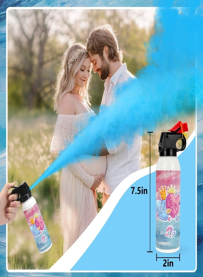 WITOROR Gender Reveal Fire Extinguisher, 2 Pack Gender Reveal Ideas Gender Reveal Party Decorations Baby Girl Boy Reveal Party Ideas Gender Reveal Decor (Blue, Small) - Image 2