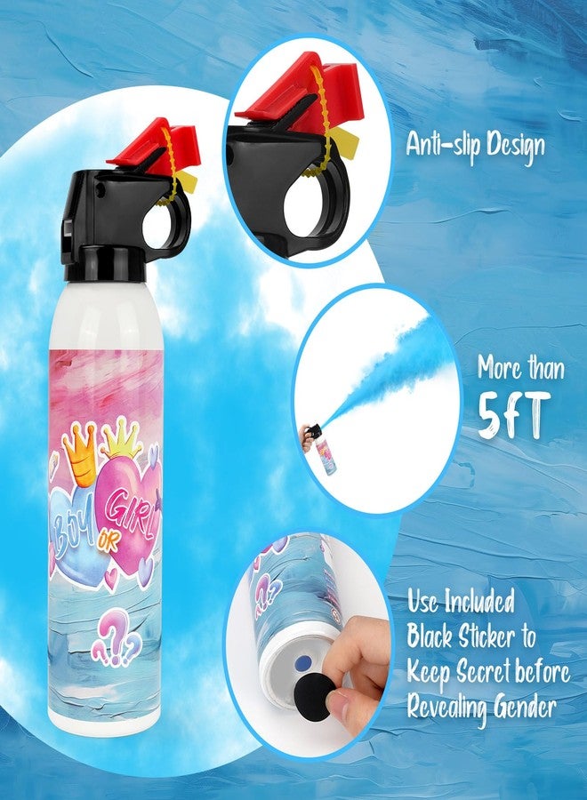 WITOROR Gender Reveal Fire Extinguisher, 2 Pack Gender Reveal Ideas Gender Reveal Party Decorations Baby Girl Boy Reveal Party Ideas Gender Reveal Decor (Blue, Small) - Image 3
