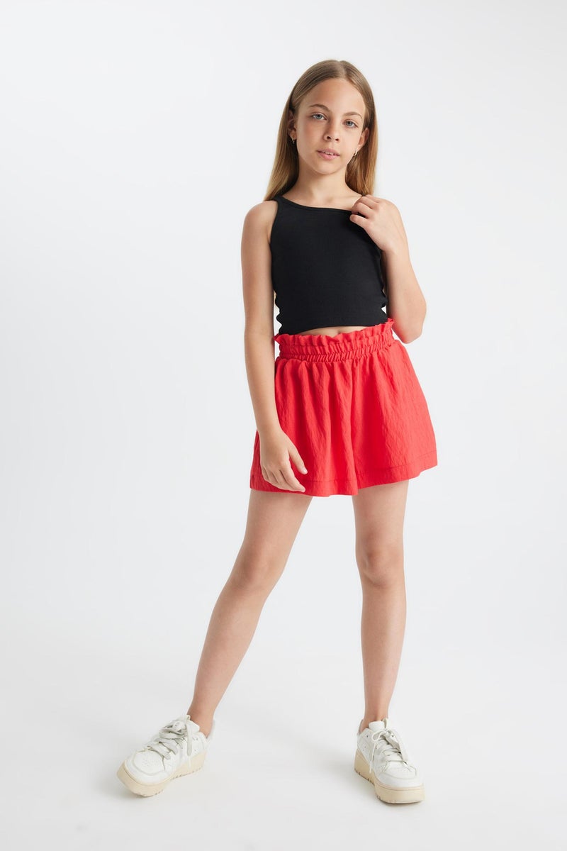 DeFacto Red Girl Girl Basic Shorts Casual - Image 2