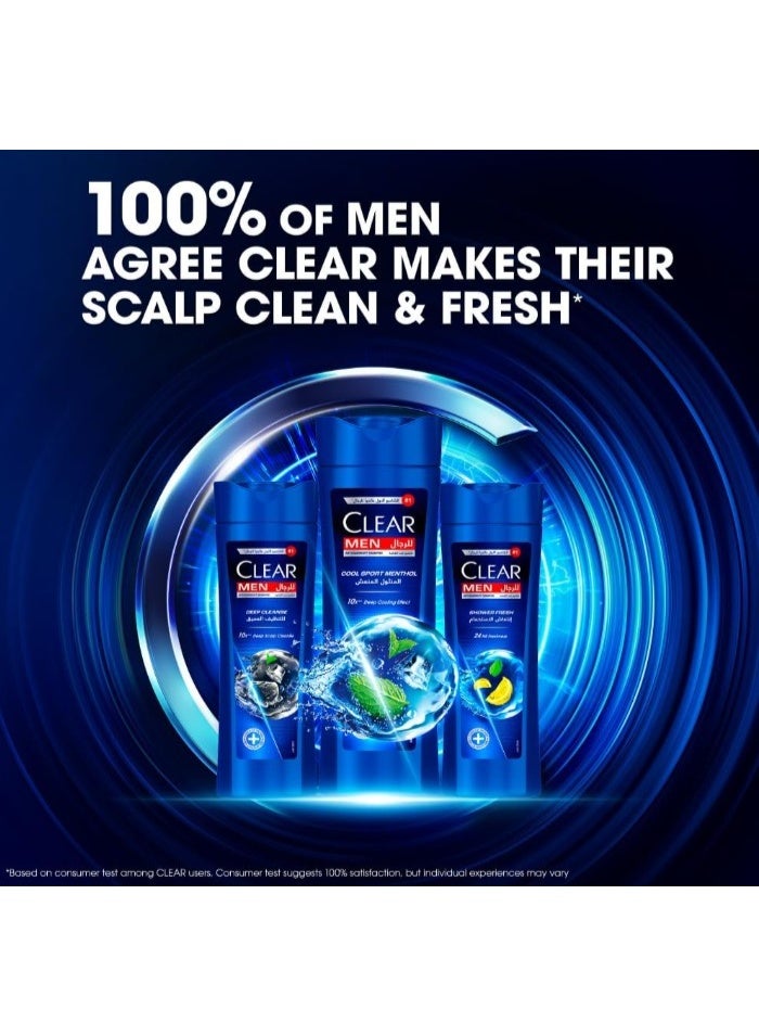 كلير مين شامبو كلير للرجال المضاد للقشرة، بتركيبة كول سبورت مينثول، تأثير تبريد عميق 10 أضعاف، 400 مل - Image 2
