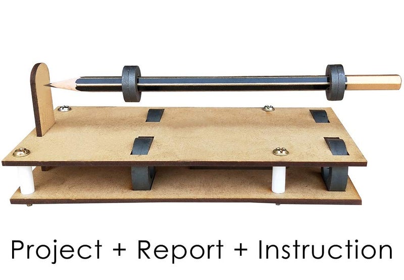 kit4curious magnetic levitation experiment school science project kit with report and instruction- Multi color - Image 2