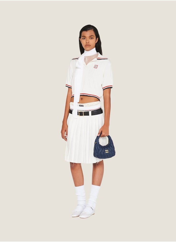 MIU - MIU Wander nappa leather hobo Shoulder Bag - Image 1