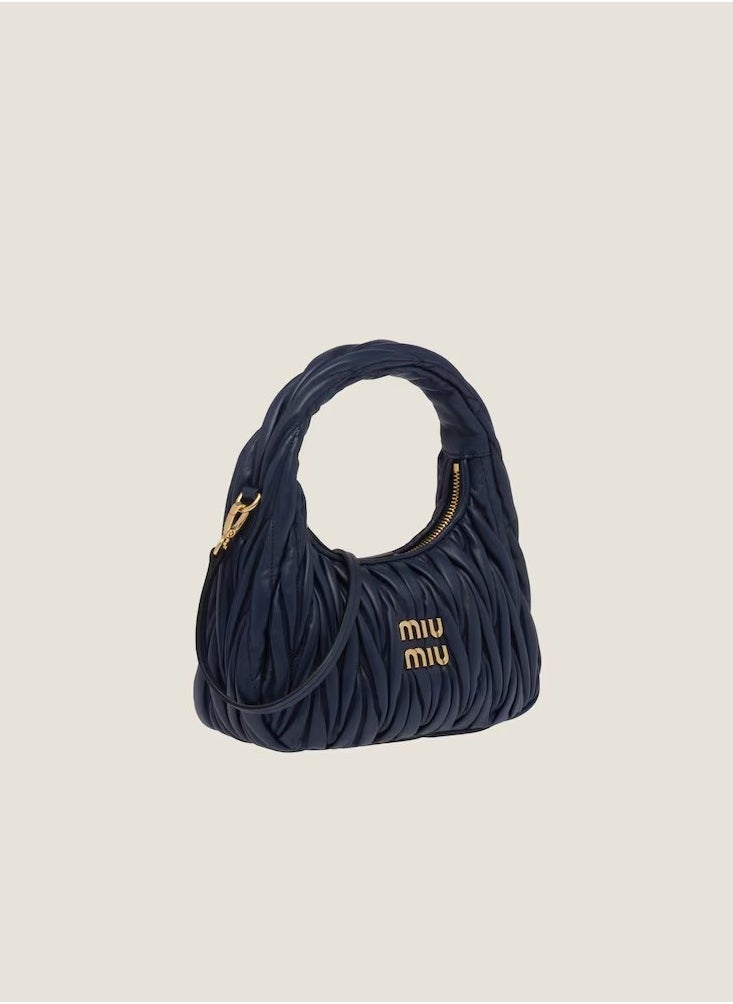 MIU - MIU Wander nappa leather hobo Shoulder Bag - Image 1