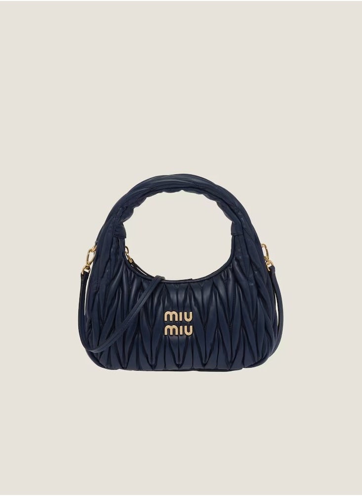 MIU - MIU Wander nappa leather hobo Shoulder Bag - Image 1