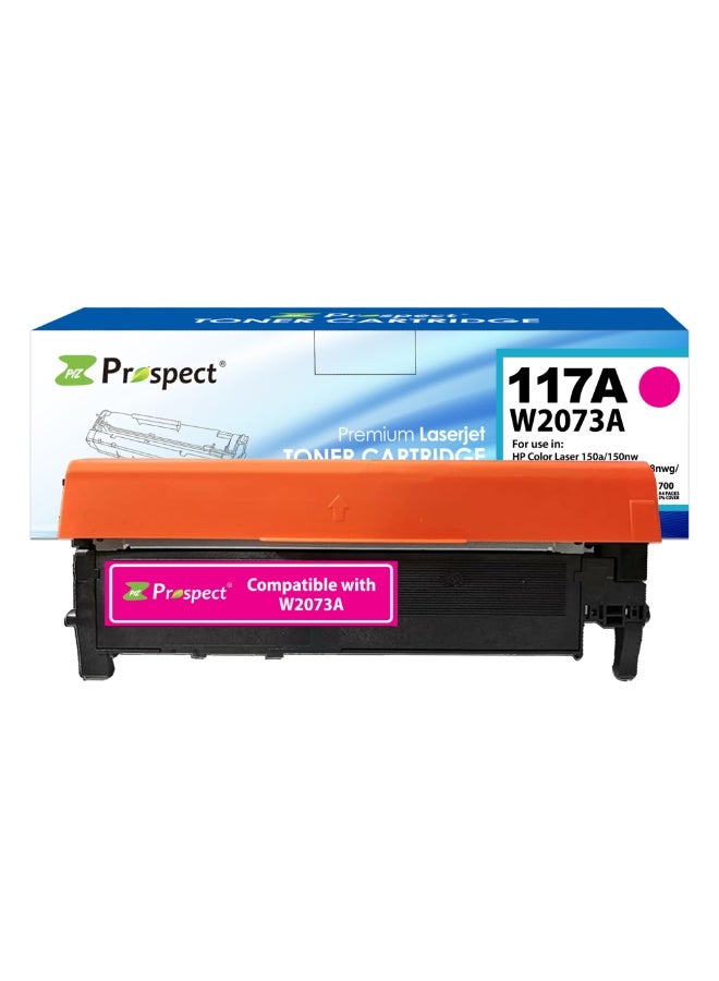 Prospect Toner 117A W2073 Magenta Laser Compatible with HP 117A W2073 for HP laser Color Printer HP Color Laser 150a 150nw  MFP 178nw 178nwg 179fnw 179fwg ( Magenta ) - Image 1