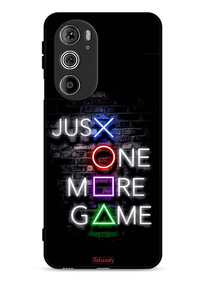 Tolwak Motorola Edge 30 Pro Protective Case Cover Just One More Game - Image 1