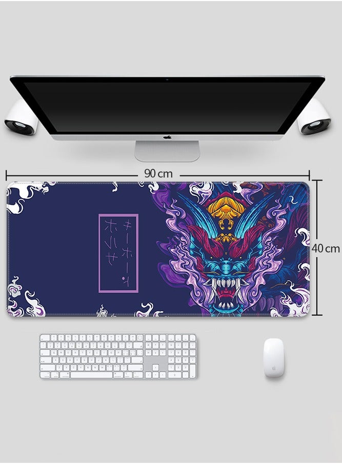 Beauenty Mousepads 900x400x3mm Large Mouse Pad Extended Gaming Non-Slip Rubber Base Office Desk Keyboard Mouse Pads Black - Image 3