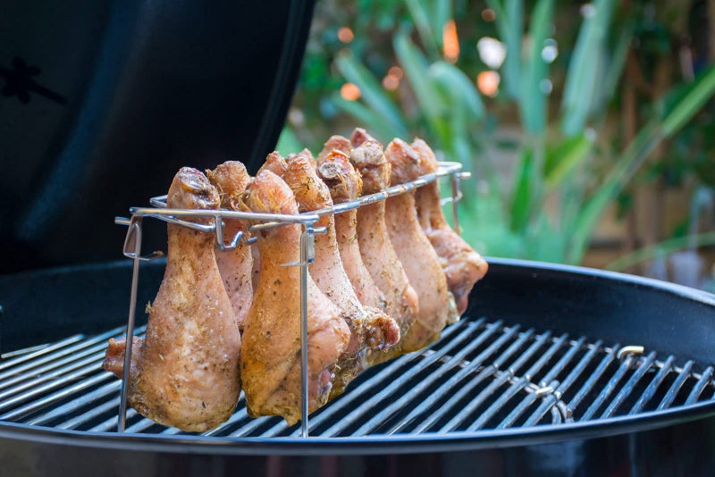 RTT Chicken Leg And Wing Rack For Grill Smoker Oven - Easy To Use 14 Slots Chicken Leg Rack - High Grade Stainless Steel Chicken Wing Rack Chicken Drumstick Holder For Perfect Cook - Image 5