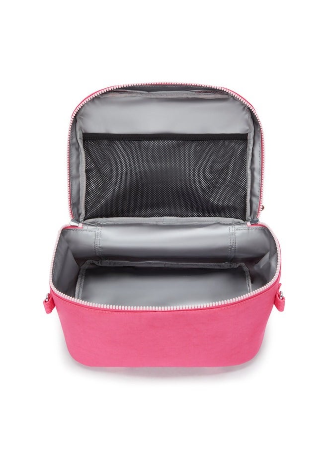 kipling Miyo Happy Pink C Large Lunch Bag With Trolley Sleeve  - Image 3