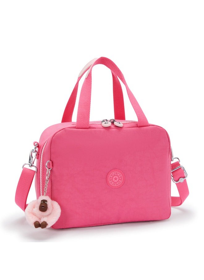 kipling Miyo Happy Pink C Large Lunch Bag With Trolley Sleeve  - Image 4
