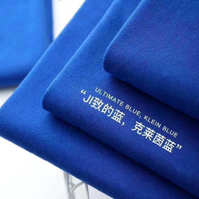 Good quality cotton! 250g Heavy Cotton White Short-sleeved T-shirt Xinjiang Cotton Soft Waxy Skin-friendly Loose Simple Top - Image 5